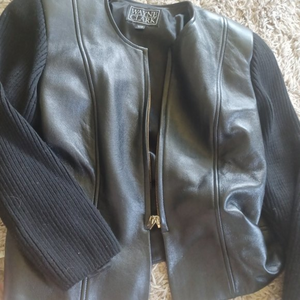 Wayne Clark Leather and Cotton Jacket‎ 10